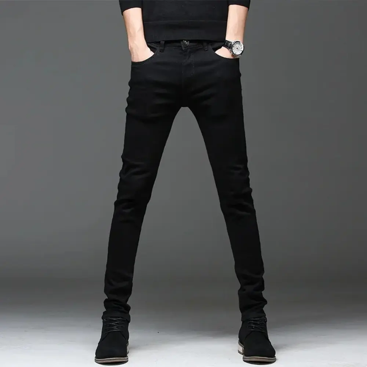 Hudson Black Straight Leg Jeans