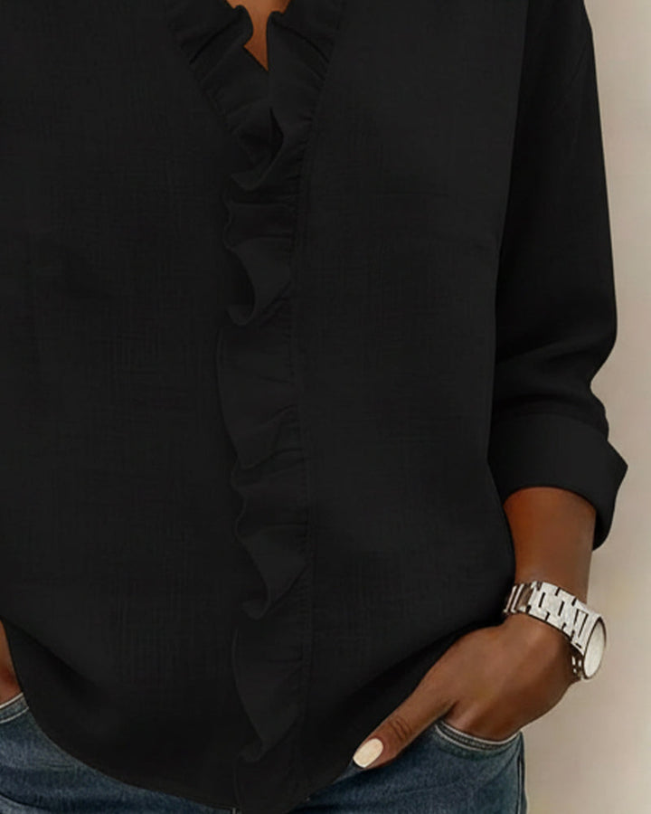Dorothy | Classic Ruffled Blouse