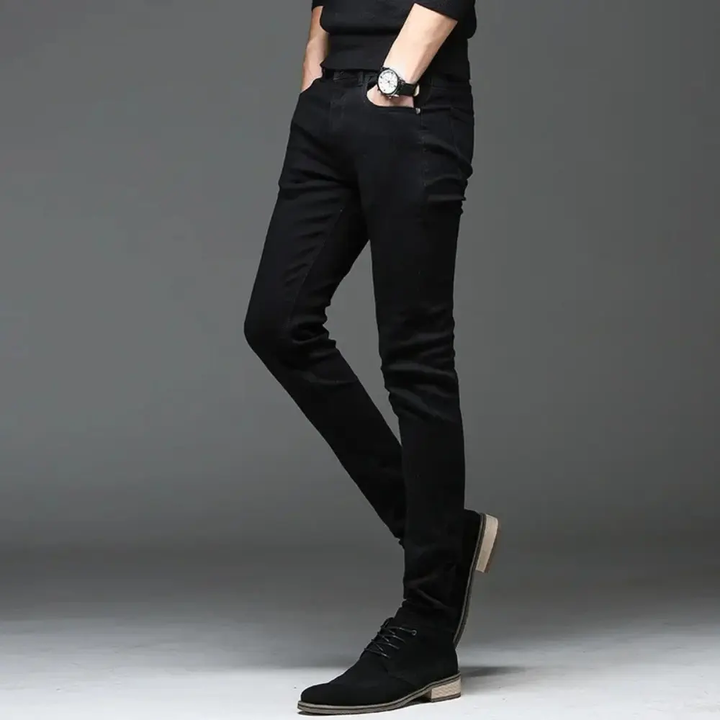 Hudson Black Straight Leg Jeans