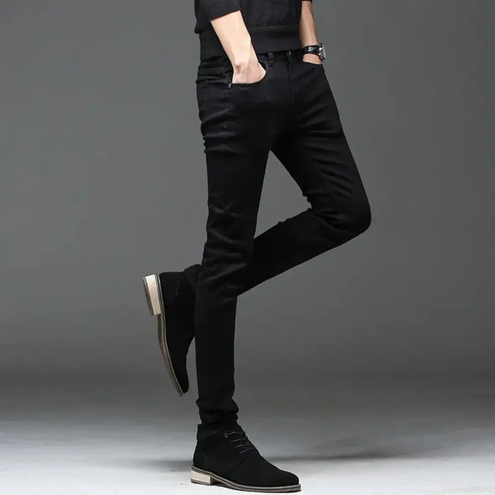 Hudson Black Straight Leg Jeans
