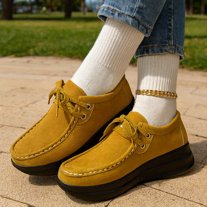 Tonja – Lace Up Shoes With Non Slip Sole