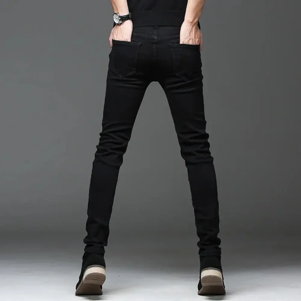Hudson Black Straight Leg Jeans