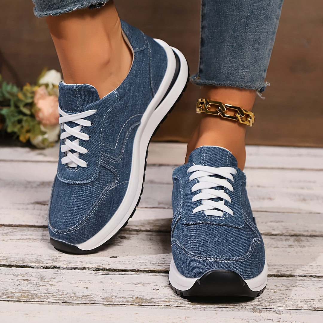 Lizzy™ | Comfort Denim Sneakers