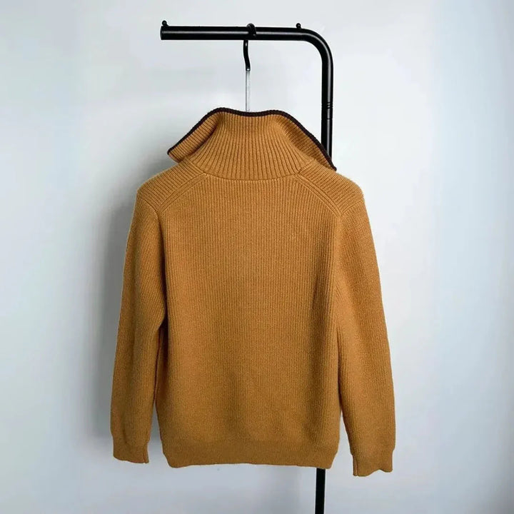 Alpine Quarter-Zip Knit Sweater
