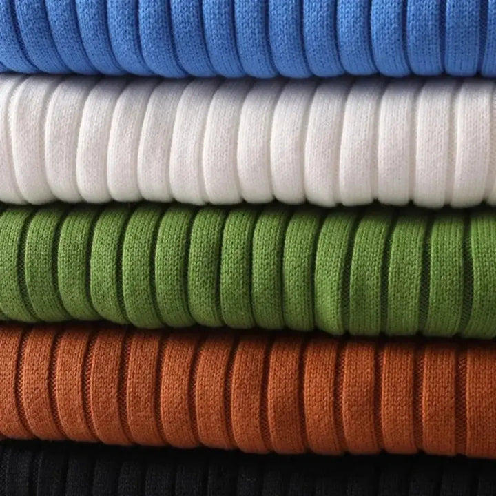 Apollo Ribbed Knit Turtleneck Sweater