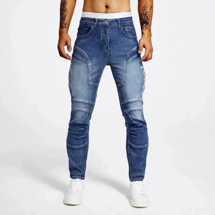 Evan Moto Denim Skinny Jeans