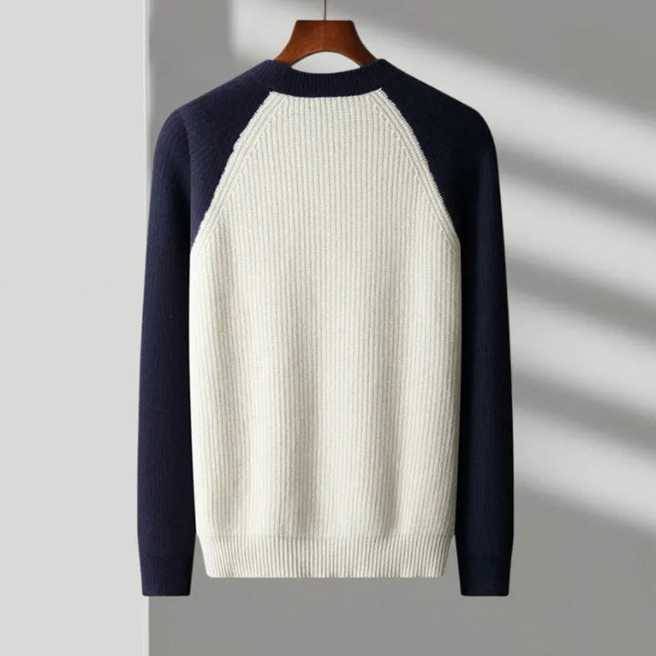 Hank Color Block Knitted Sweater