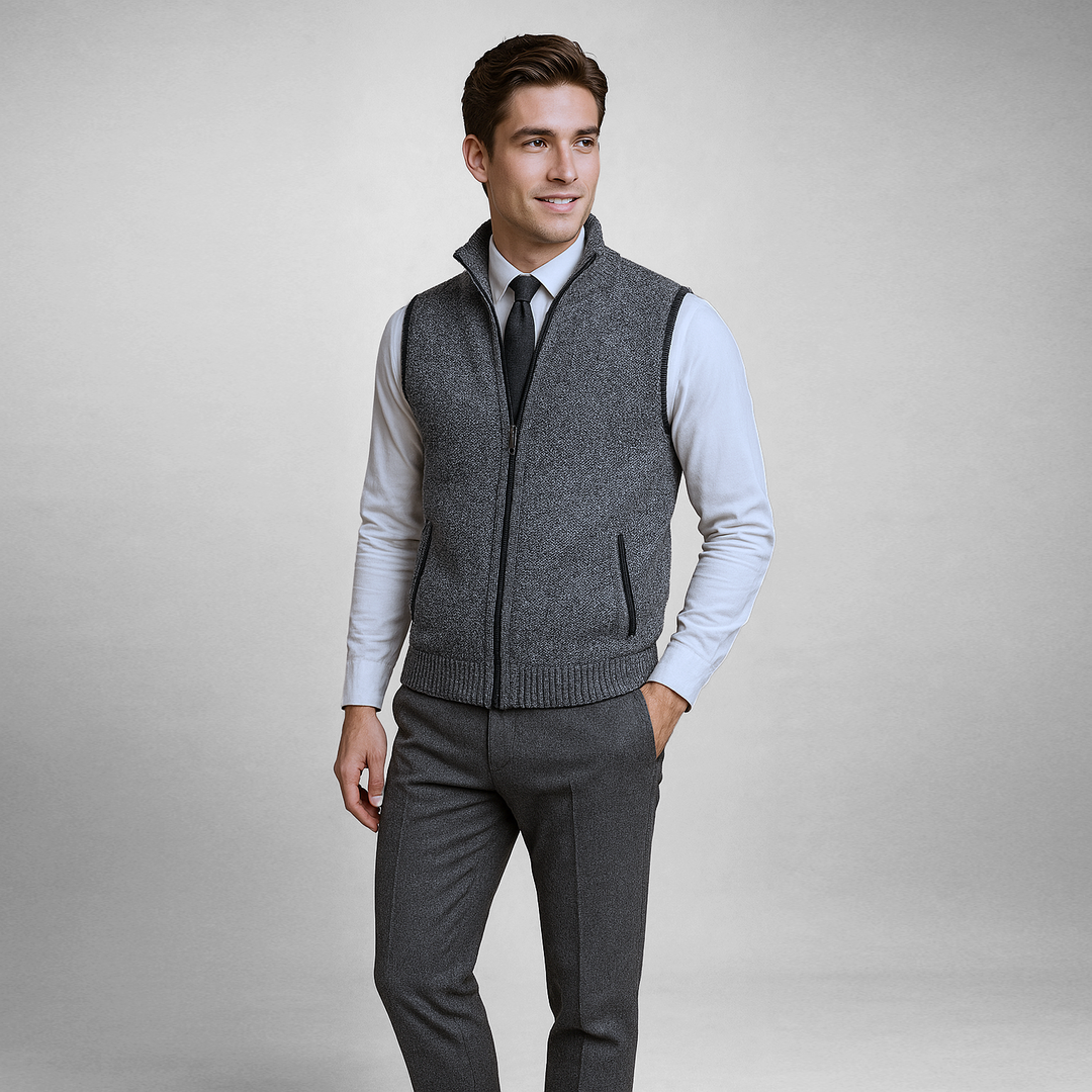 ALIVIA – FULL-ZIP SWEATER VEST