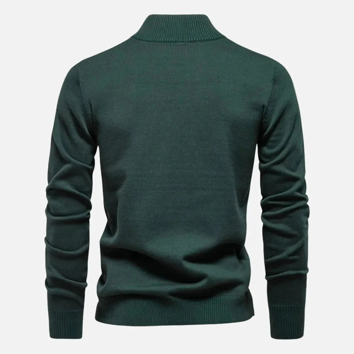 Hank Quarter-Zip Fitted Sweater