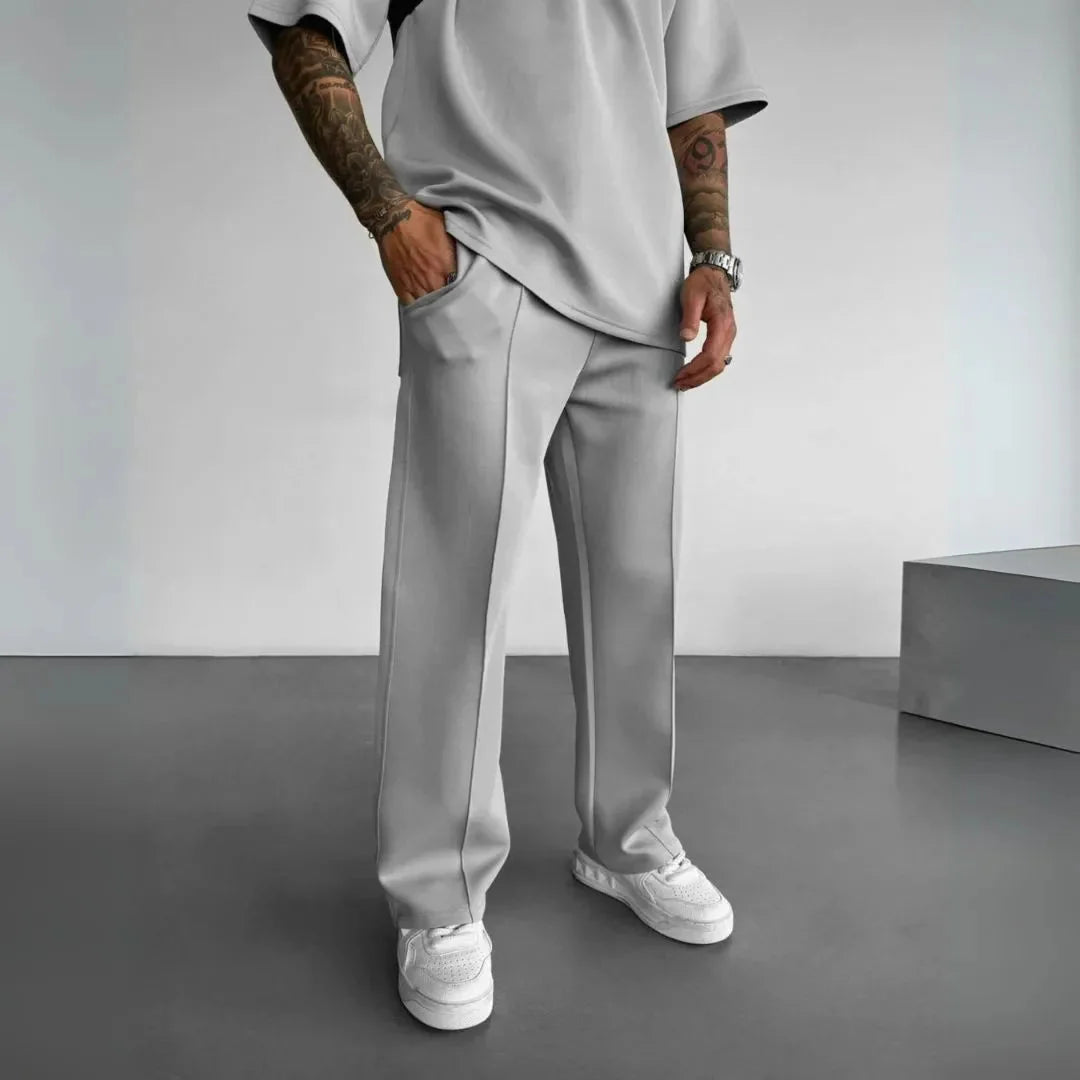 James Straight-Leg Casual Pants