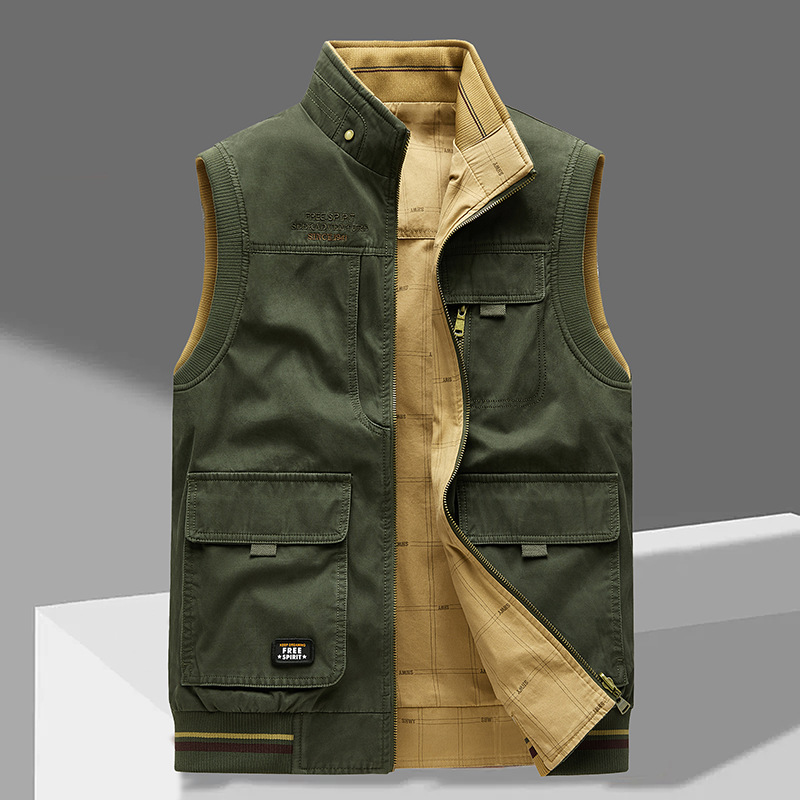 ARIVELLE – SLEEVELESS VEST WITH MULTI POCKET
