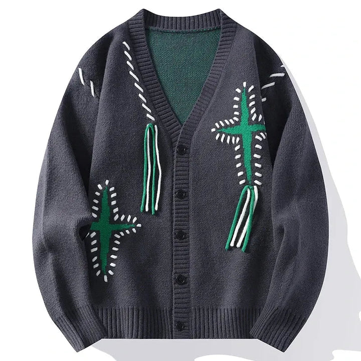 Mason Button-Down V-Neck Cardigan