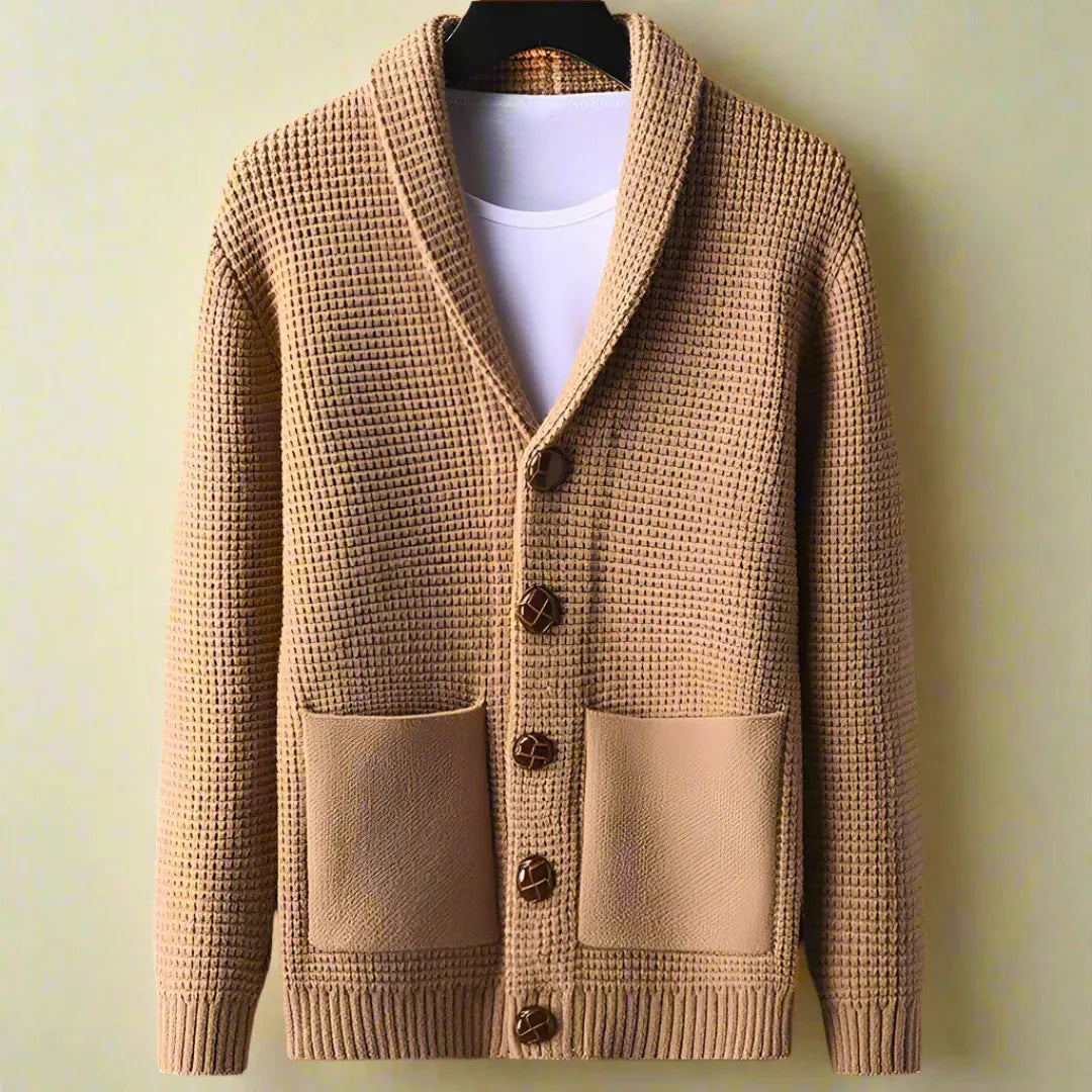 Matthew Classic Knit Shawl Cardigan
