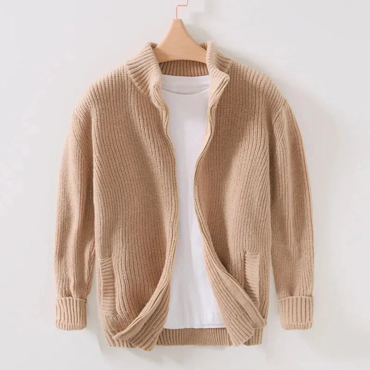 Max Knitted Zip Cardigan