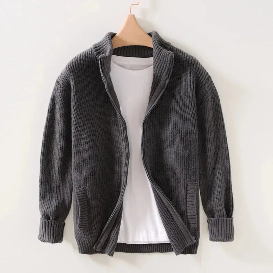 Max Knitted Zip Cardigan