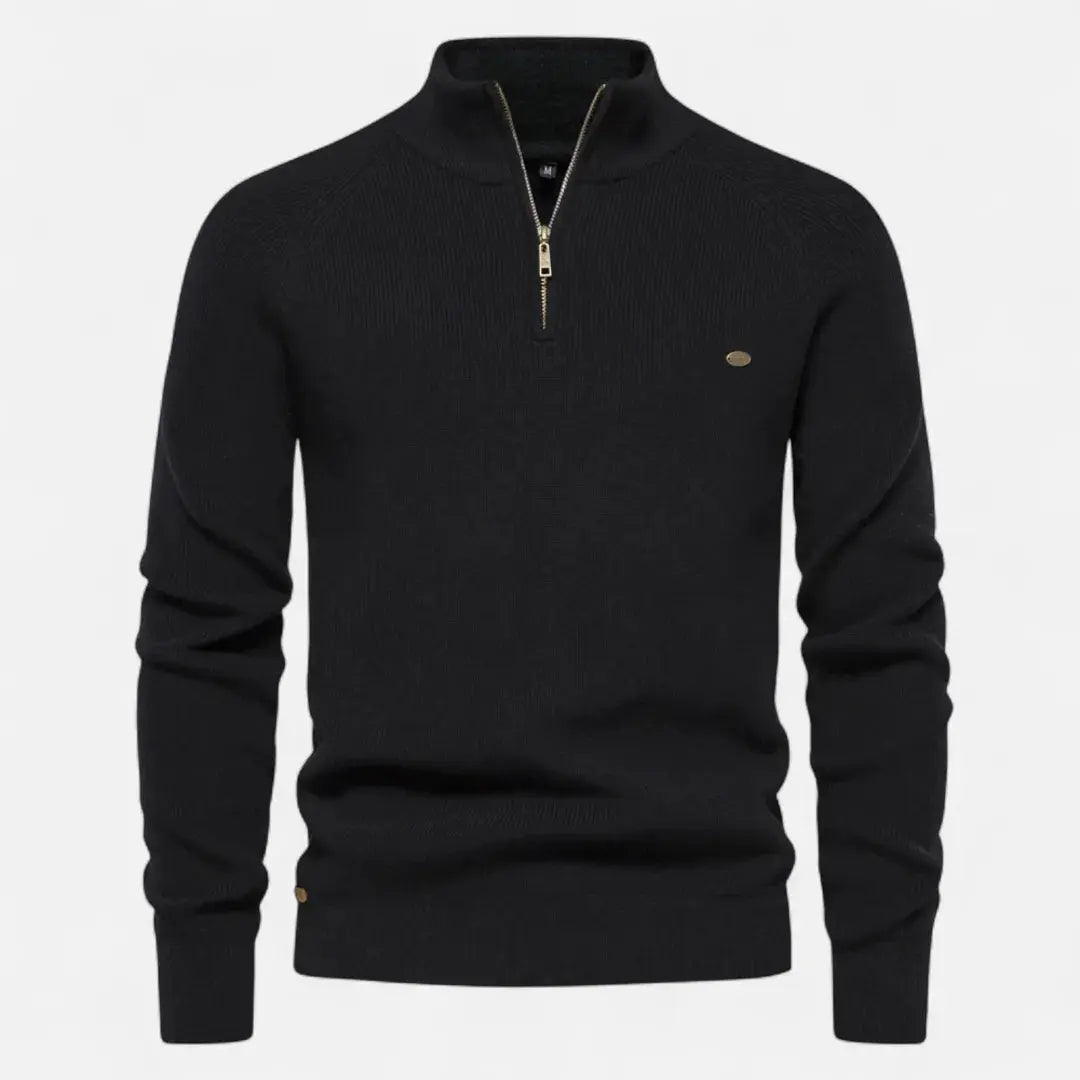 Men’s Half-Zip Knit Sweater
