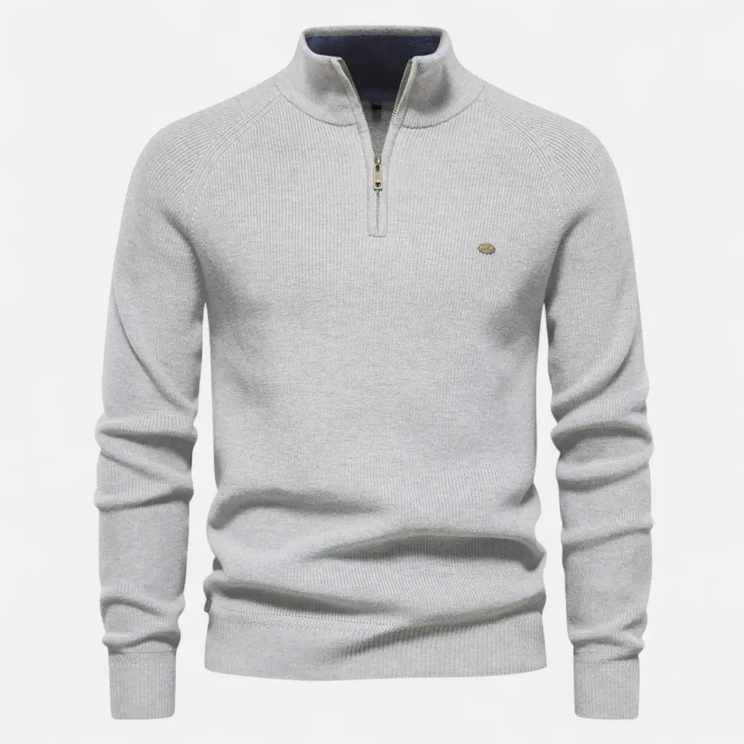 Men’s Half-Zip Knit Sweater