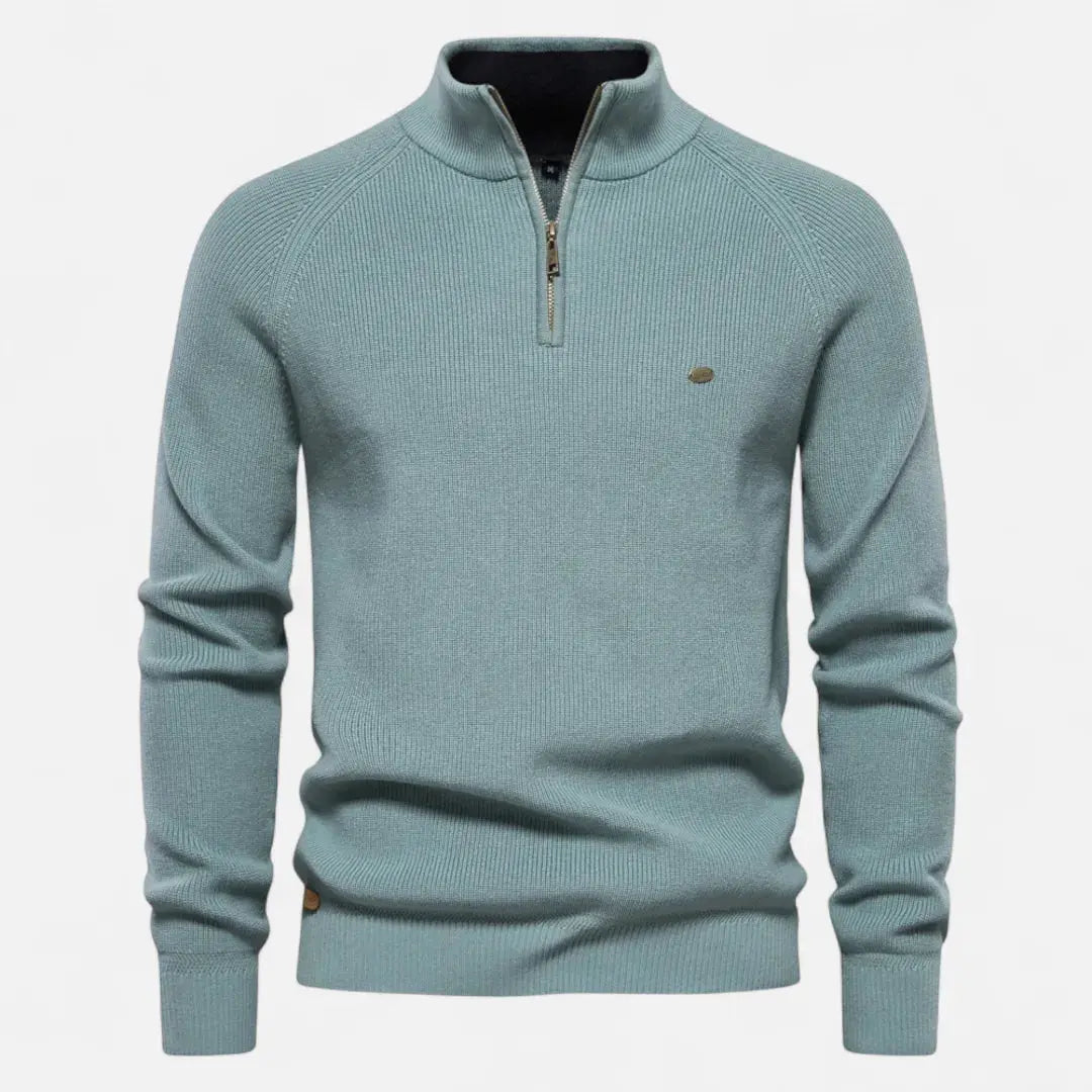 Men’s Half-Zip Knit Sweater