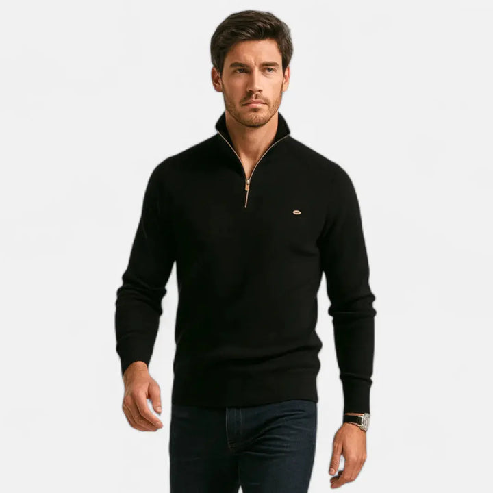 Men’s Half-Zip Knit Sweater