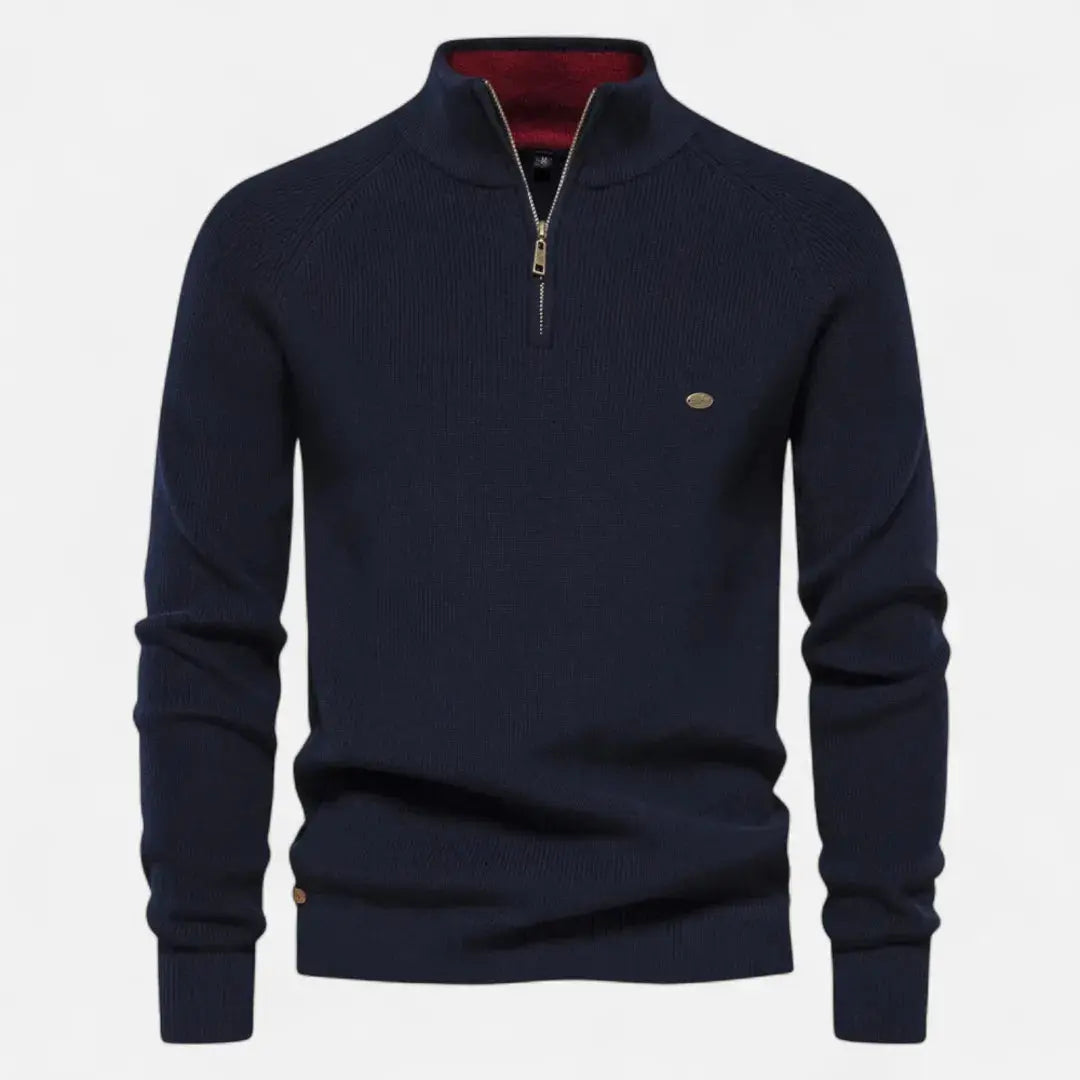 Men’s Half-Zip Knit Sweater