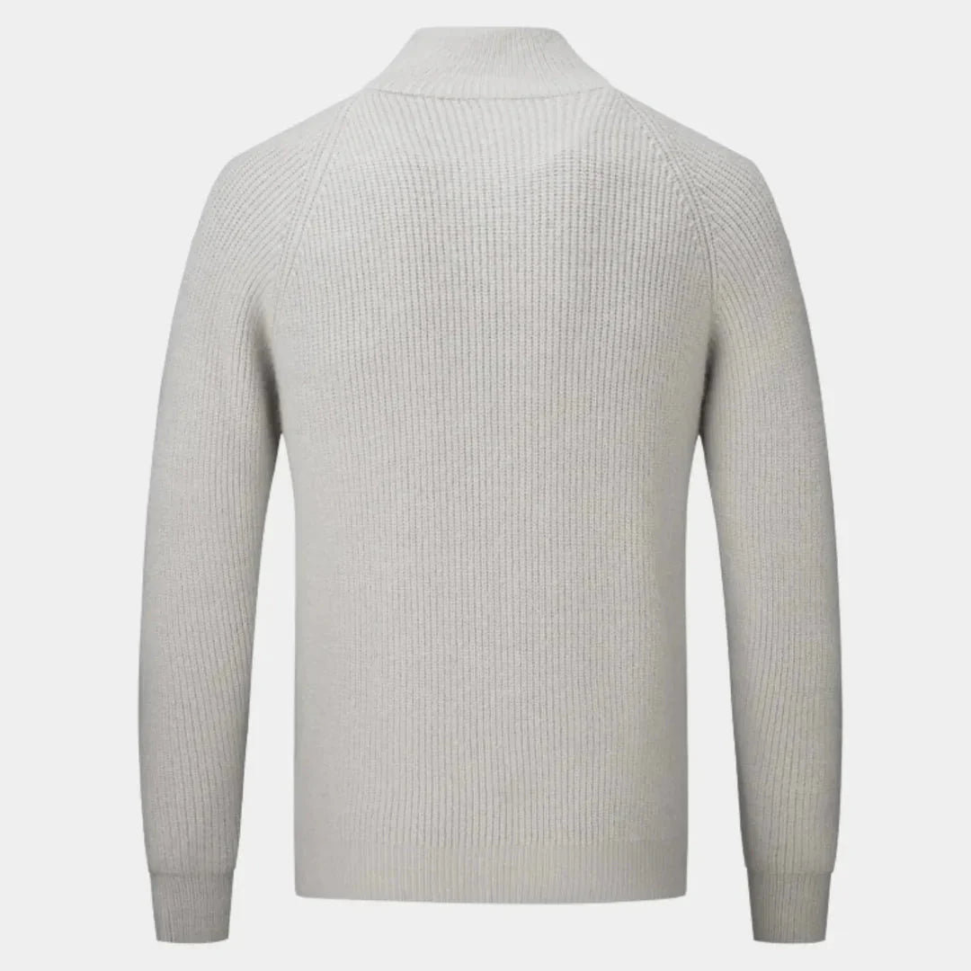 Liam Men’s Ribbed Zip Sweater