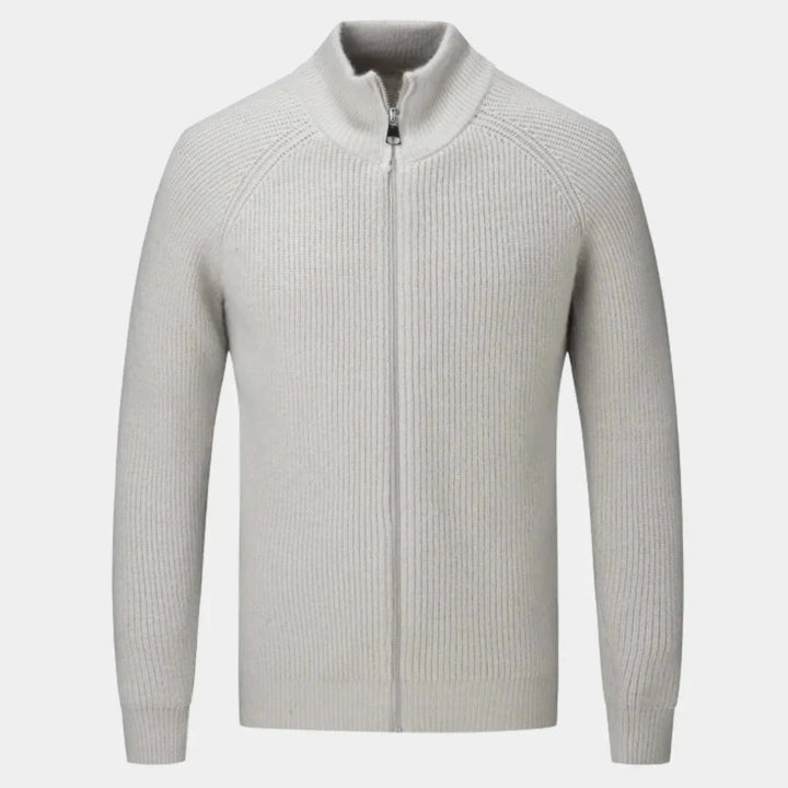 Liam Men’s Ribbed Zip Sweater