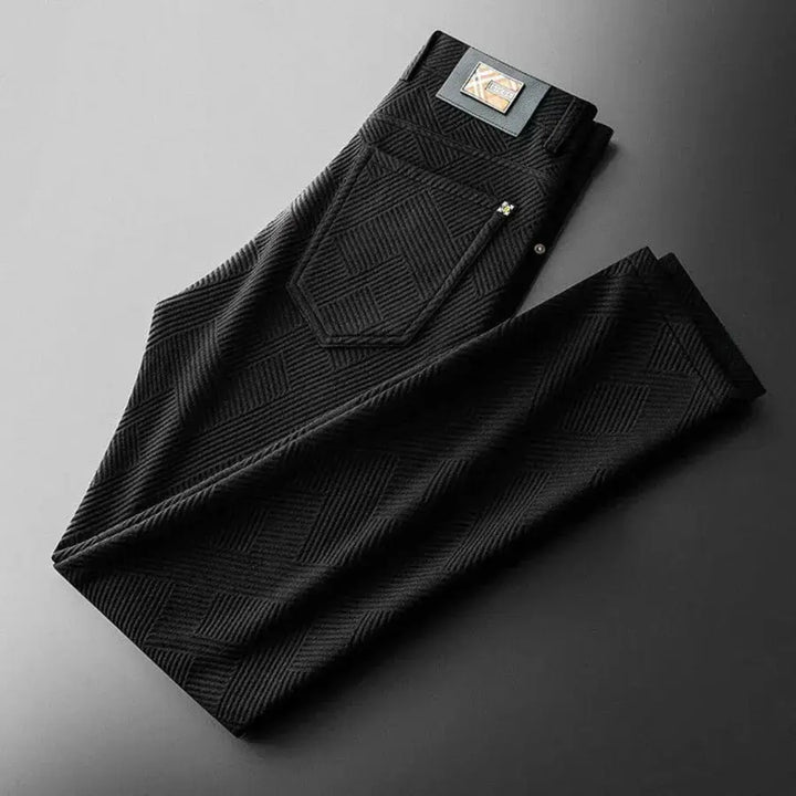 Men’s Textured Jacquard Stretch Pants