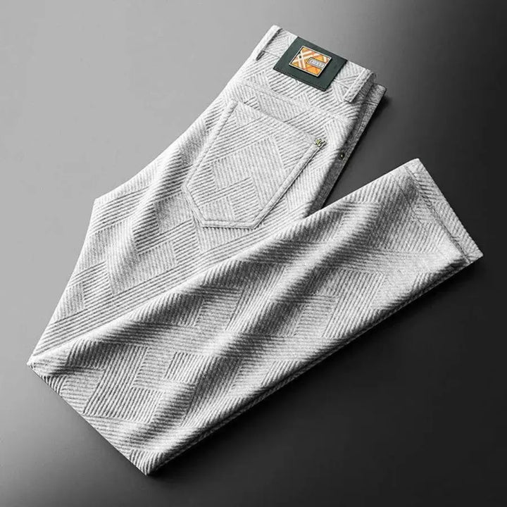 Men’s Textured Jacquard Stretch Pants