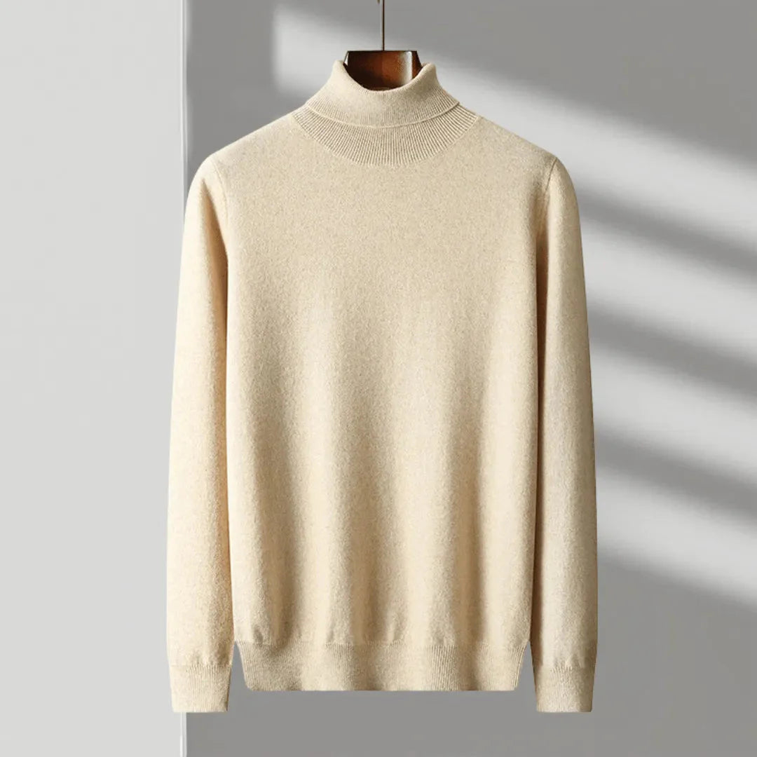 Mac Merino Premium Fabric Turtleneck Sweater