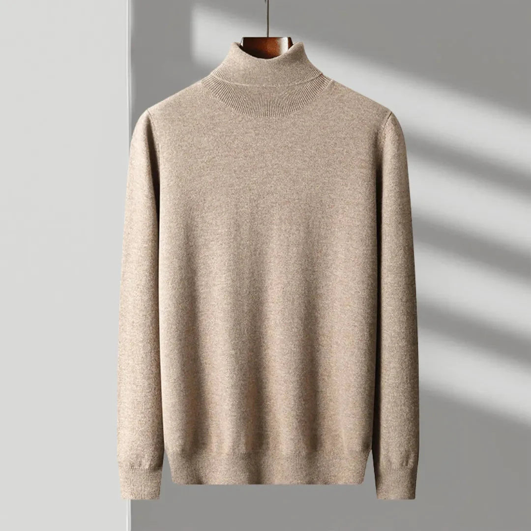 Mac Merino Premium Fabric Turtleneck Sweater