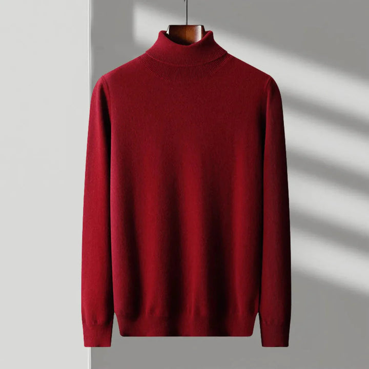 Mac Merino Premium Fabric Turtleneck Sweater