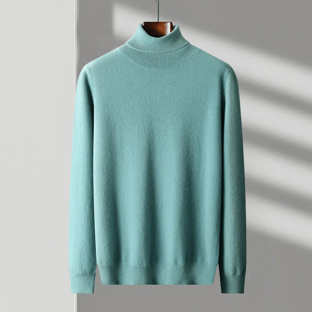 Mac Merino Premium Fabric Turtleneck Sweater