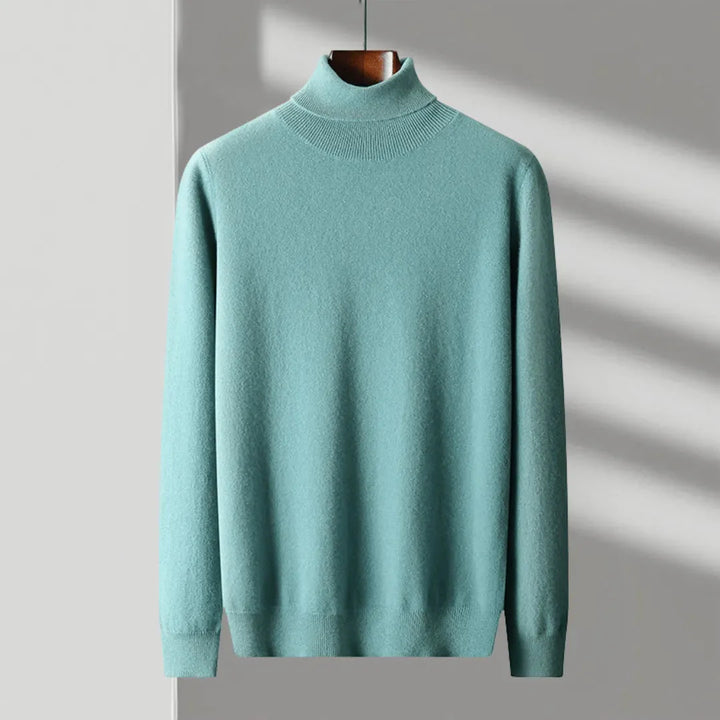 Mac Merino Premium Fabric Turtleneck Sweater