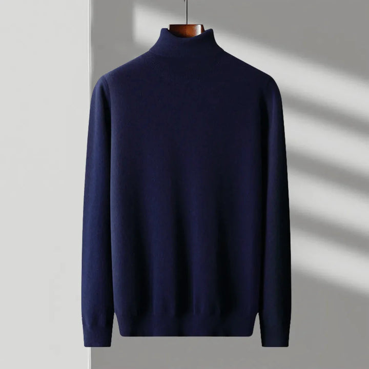 Mac Merino Premium Fabric Turtleneck Sweater
