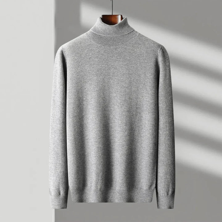 Mac Merino Premium Fabric Turtleneck Sweater