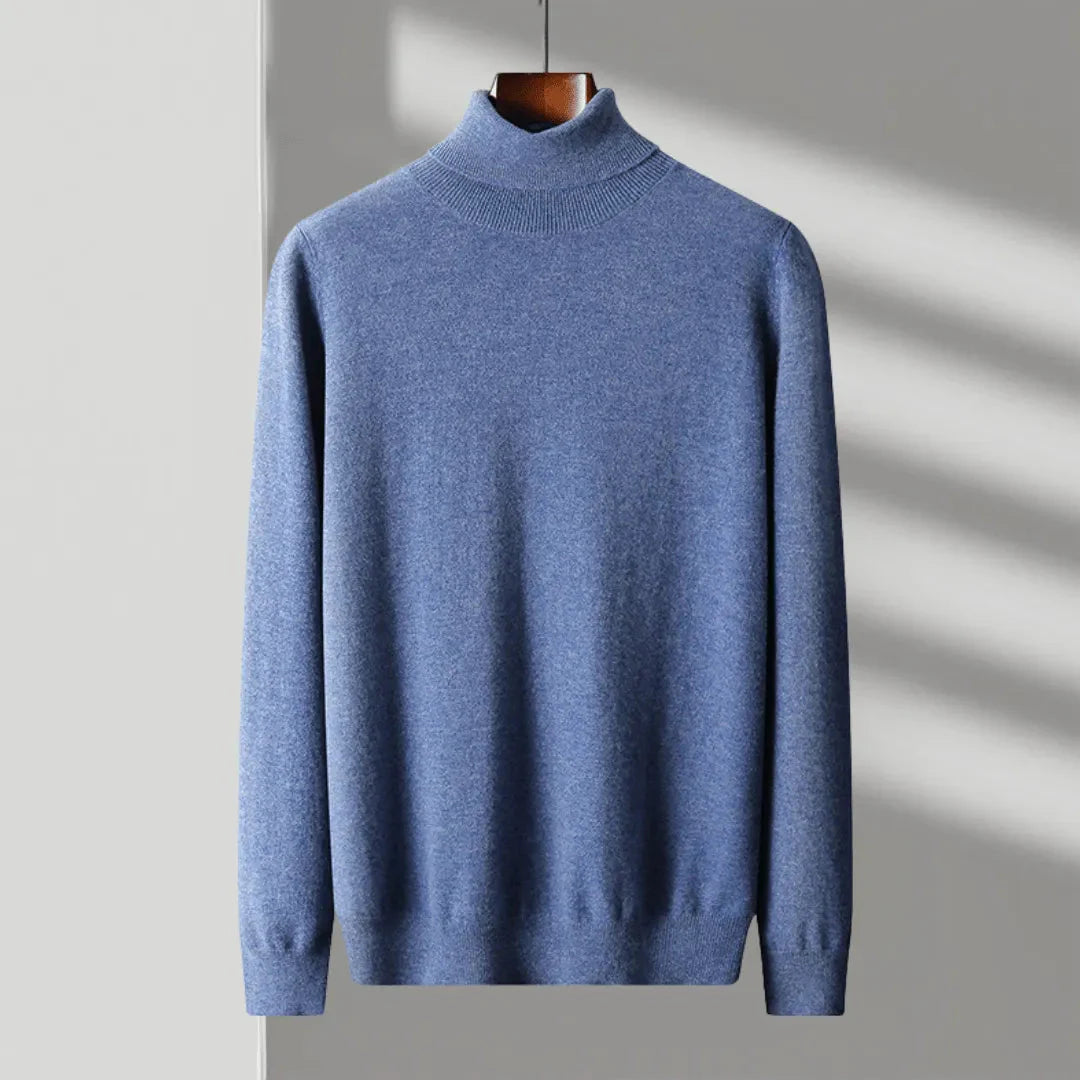 Mac Merino Premium Fabric Turtleneck Sweater