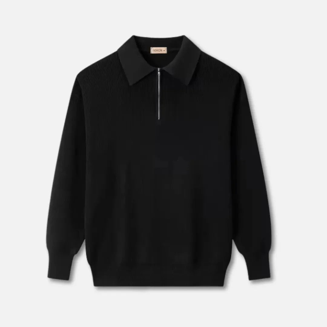 Nathaniel Collared Knit Sweater