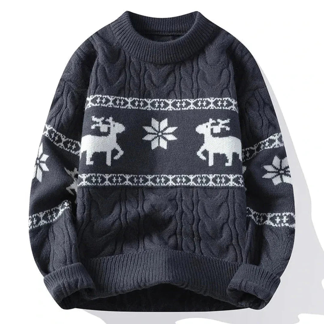 Noel Men's Reindeer Holiday Sweater