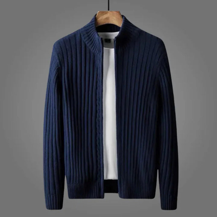 Noel Ribbed Knitted Cardigan