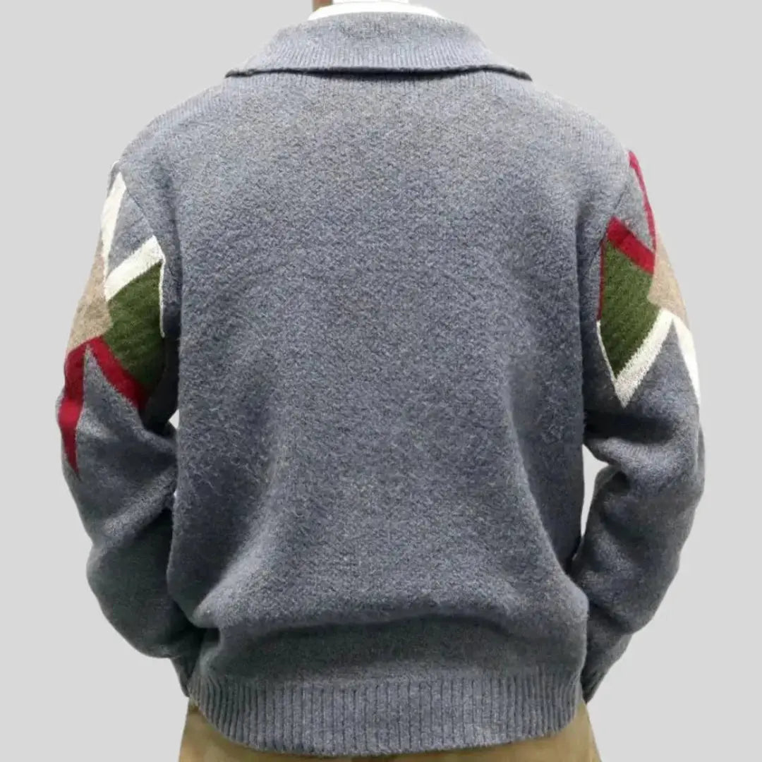 Oliver Jacquard Cardigan