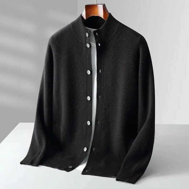 Orion Merino Button-Up Cardigan