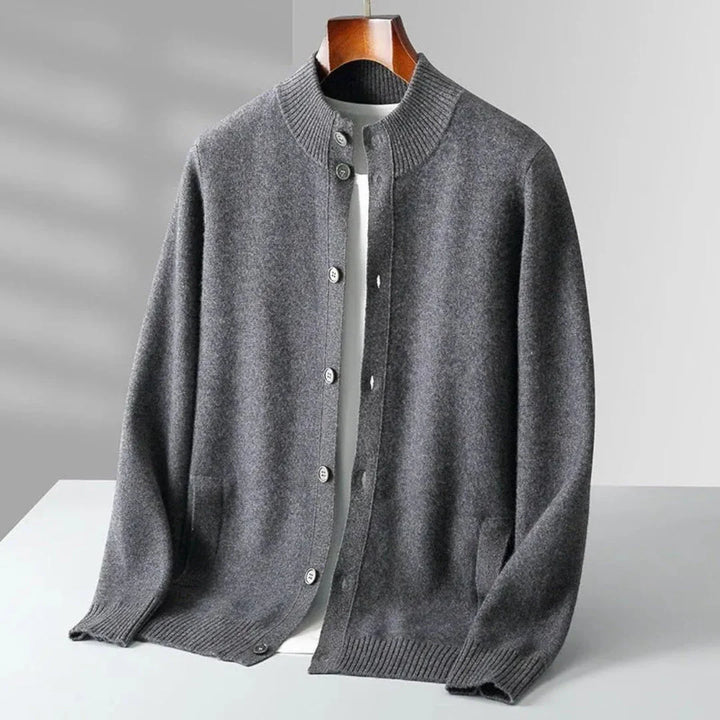 Orion Merino Button-Up Cardigan