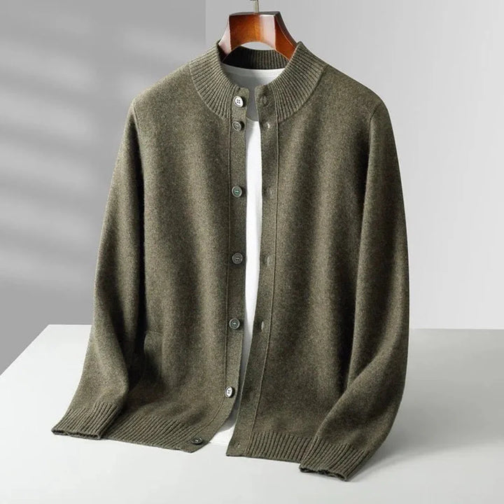 Orion Merino Button-Up Cardigan