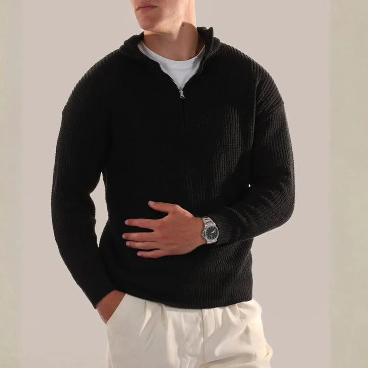 Oscar Half-Zip Knit Jumper