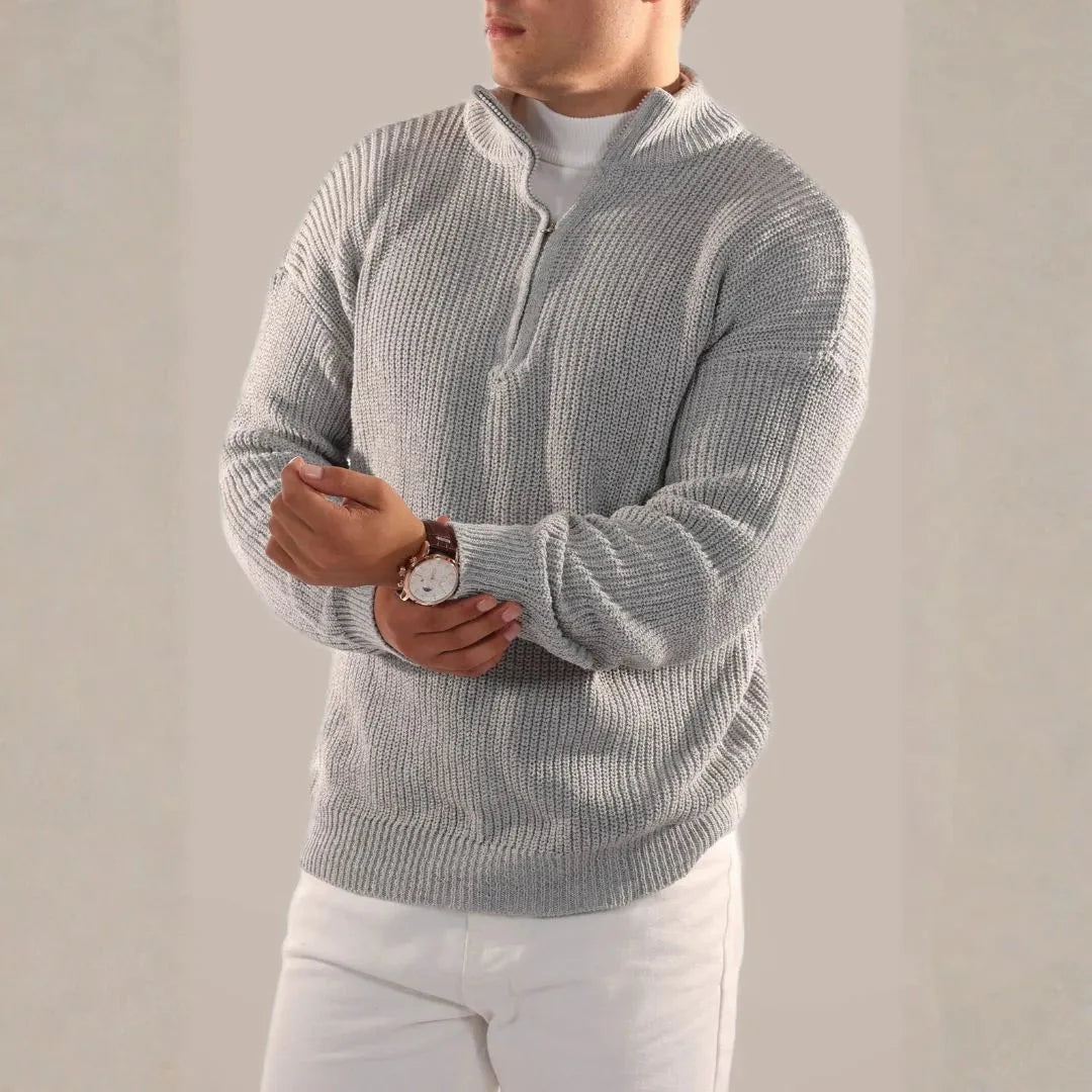 Oscar Half-Zip Knit Jumper