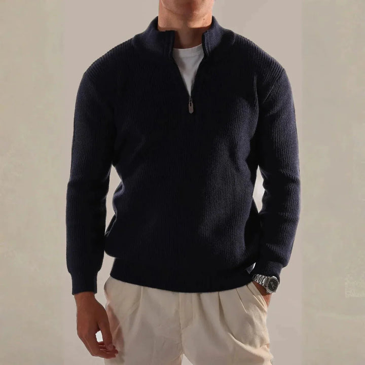 Oscar Half-Zip Knit Jumper