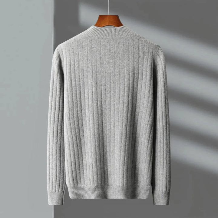 Oscar Merino Full-Zip Sweater
