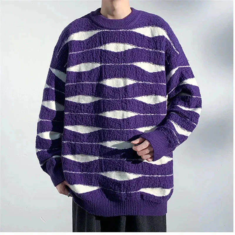 Oscar Wave Knit Sweater