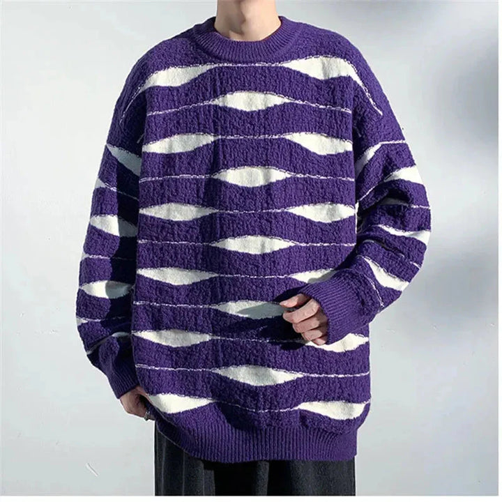 Oscar Wave Knit Sweater