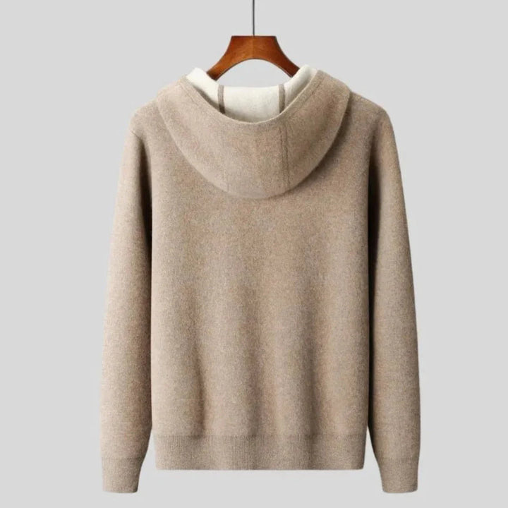 Reece Hooded Full-Zip Sweater